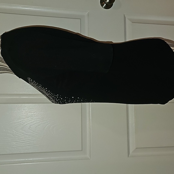 PLAYBOY REAR T-SHIRT TOP IN BLACK WITH RHINESTONES DESIGN SIZE M - Picture 5 of 9